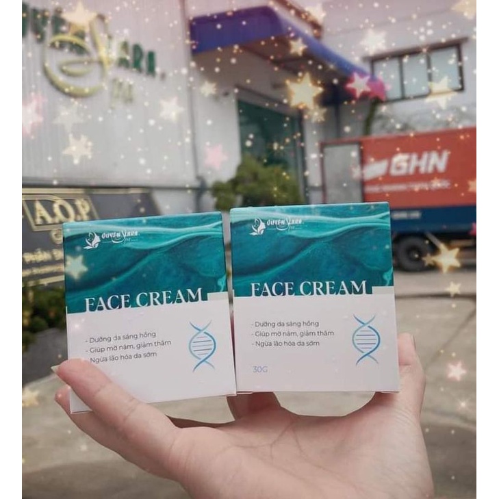 Kem Face cream Quyên lara trắng da mờ nám sau 2 tuần sử dụng