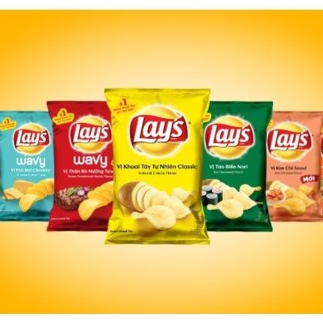 Mã GROXUAN1 giảm 8% đơn 150K Bánh snack khoai tây Lays nhiều vị gói lớn 56g