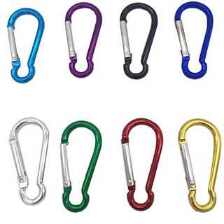 Móc khóa treo đồ phượt hợp kim nhôm, giao màu ngẫu nhiên