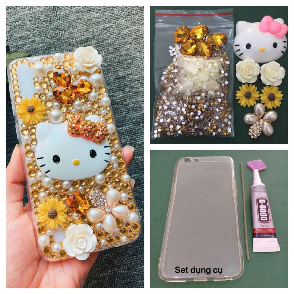 Set Vật Liệu Mặt Kitty Đá Vàng