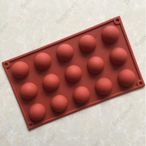 Khuôn silicon bán cầu 3.5cm