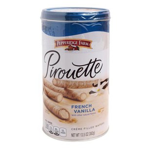 Bánh Quế Cuộn Pháp Với Kem Vani hiệu Pepperidge Farm Pirouette hộp 382g