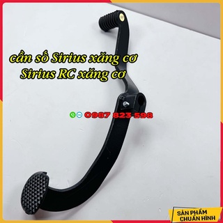Cần số sirius xăng cơ đen sơn tĩnh điện - cần số sirius rc xăng cơ