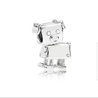 Charm bạc con chó robot