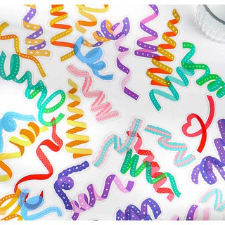 {Khác ~ Có sẵn/ Order} Phụ kiện trang trí: Infeel.Me ~ Colorful ribbon set/ Hình dán