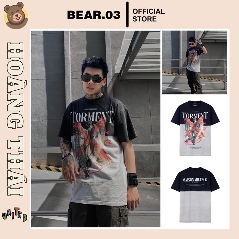 Áo phông nam MIKENCO Torment tshirt , áo thun unisex in hoa tiết 3D from ovesize nam nữ