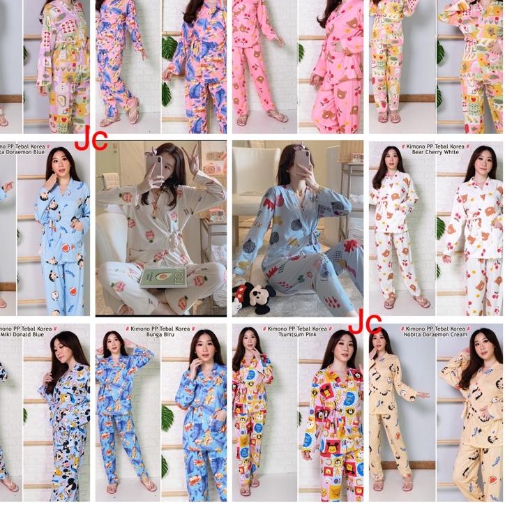 Bộ Đồ Ngủ Kimono Nhập Khẩu PP Nhập Khẩu Cho Nữ | BigBuy360 - bigbuy360.vn