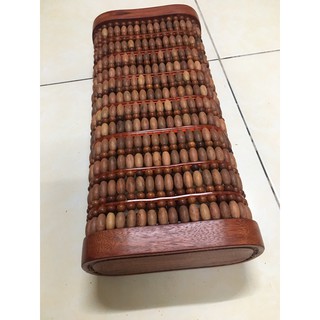 Gối Hạt Gỗ Hương - Hình Quả Trám( Hình thật )