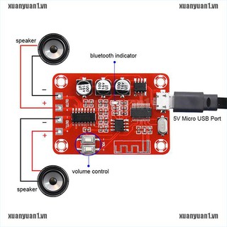 Bộ Giải Mã Khuếch Đại Tín Hiệu Bluetooth 4.2 Kênh Kép 5W * 2 5V PAM8403
