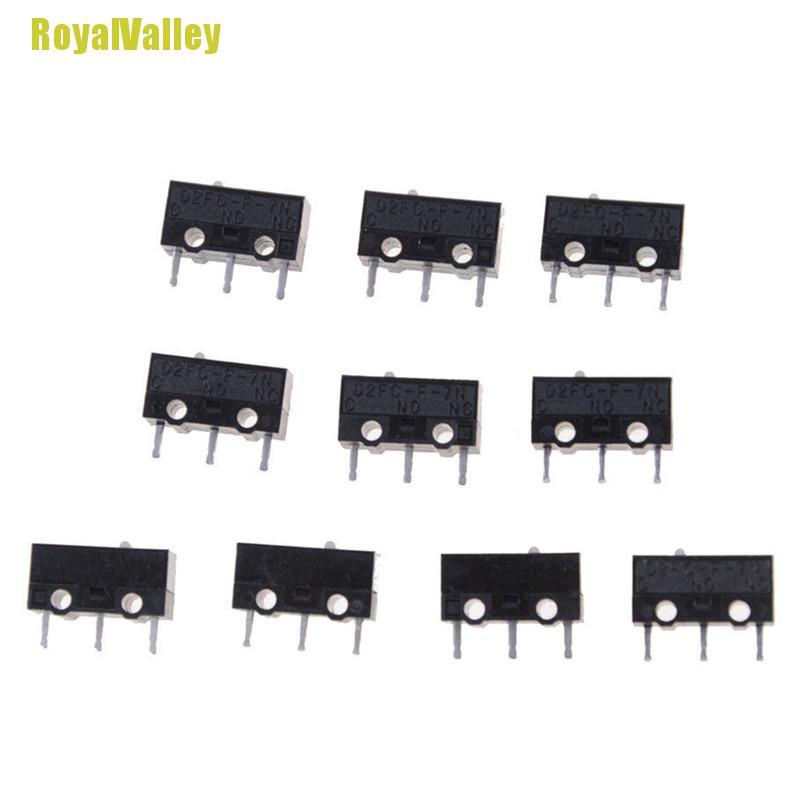 Set 5 Công Tắc Micro Micro Cho Omron D2Fc-F-7N Mouse D2F-J Microswitch Yym