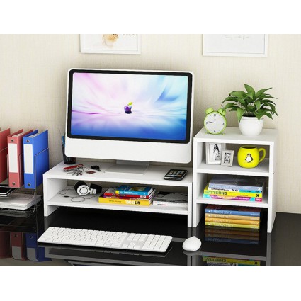 Freeship Xtra - Set Kệ màn hình máy tính, kệ 3 tầng tiện dụng  !