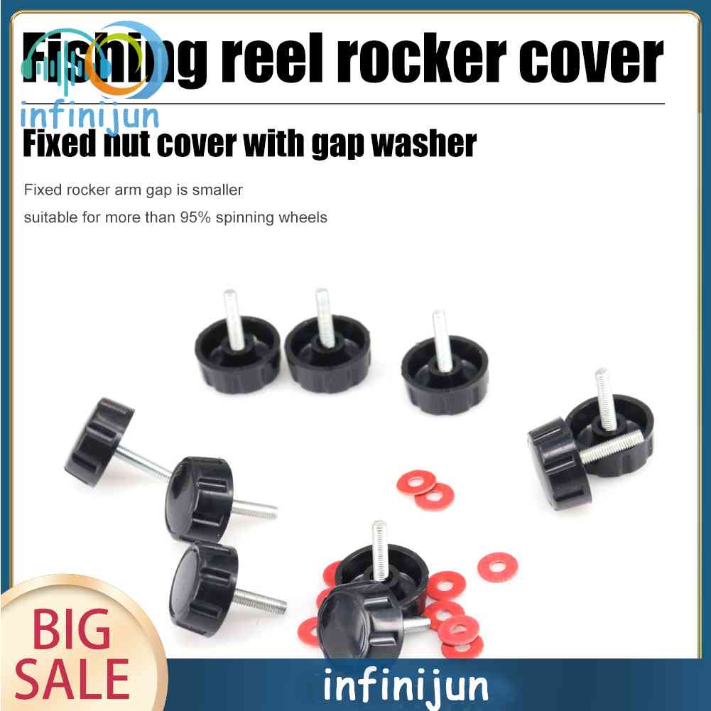 Set 10 Nắp Đậy Máy Câu Cá Kèm Ốc Vít