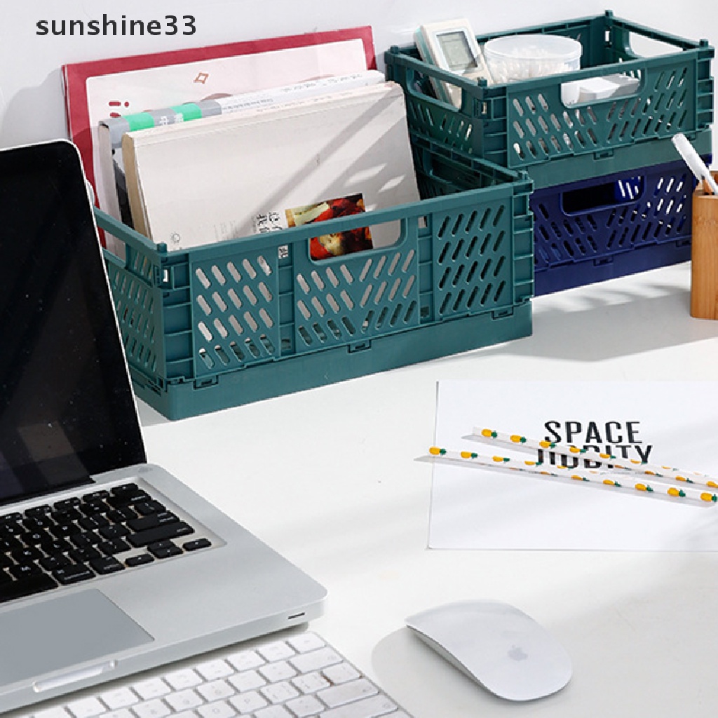 Giỏ hộp nhựa xếp gọn đựng đồ xếp chồng được