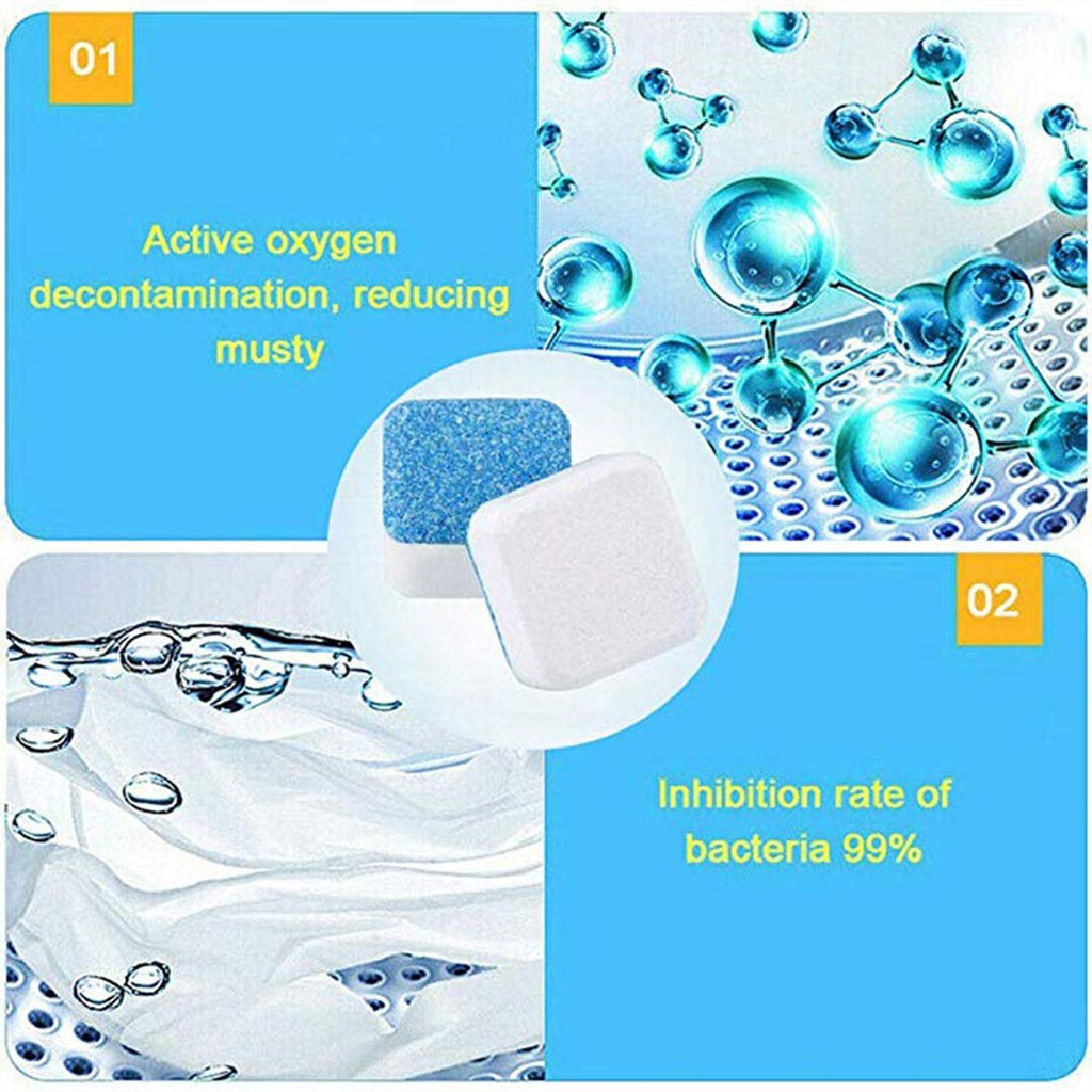 Bộ 48 viên sủi vệ sinh máy giặt