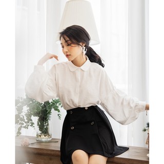 [ HÀNG CÓ SẴN] Sơ mi cổ sen tay phồng