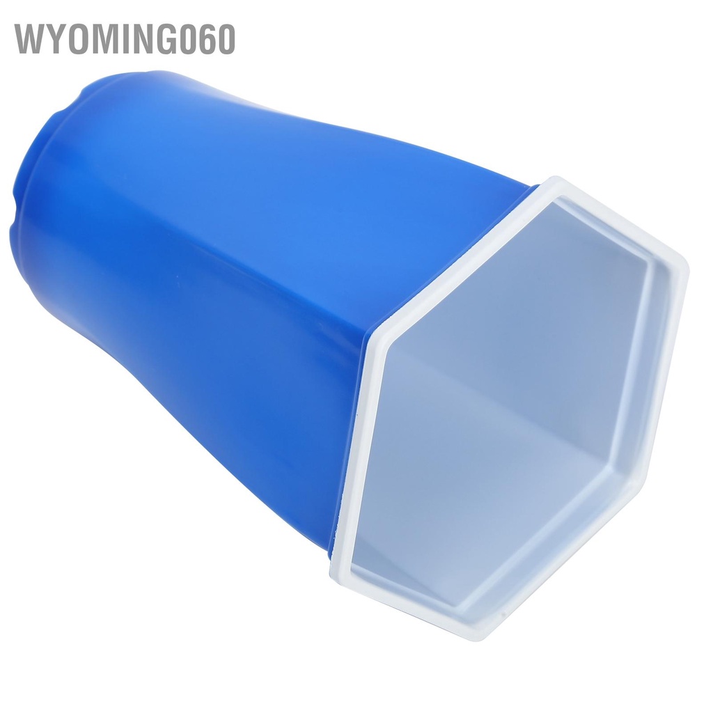 [Hàng Sẵn] 6 cái 450ml Hex Miệng Cốc dùng một lần Cốc nhựa dày cho Nhà hàng Ngoài trời Trò chơi 【Wyoming060】
