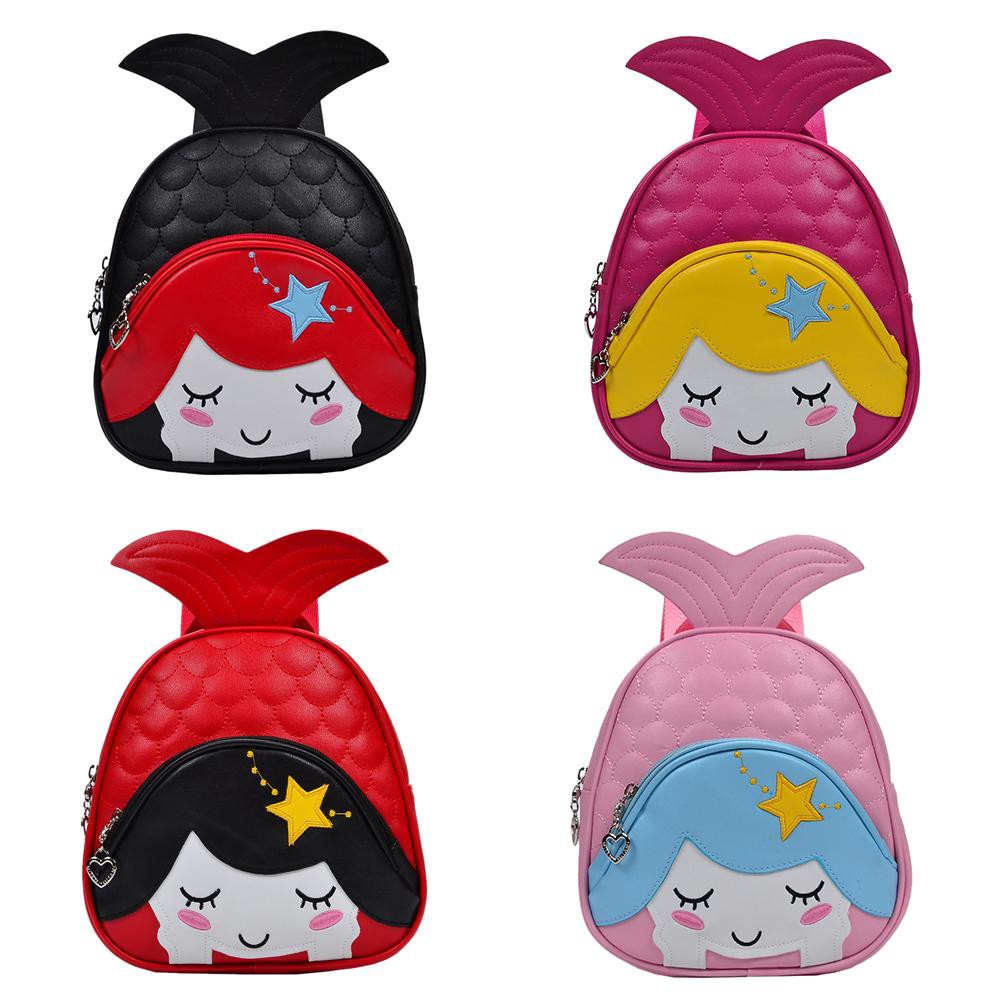 ♚Frendyest♚Cute 3D Fish Tail Waterproof Kids School Bags Children Cartoon Backpack