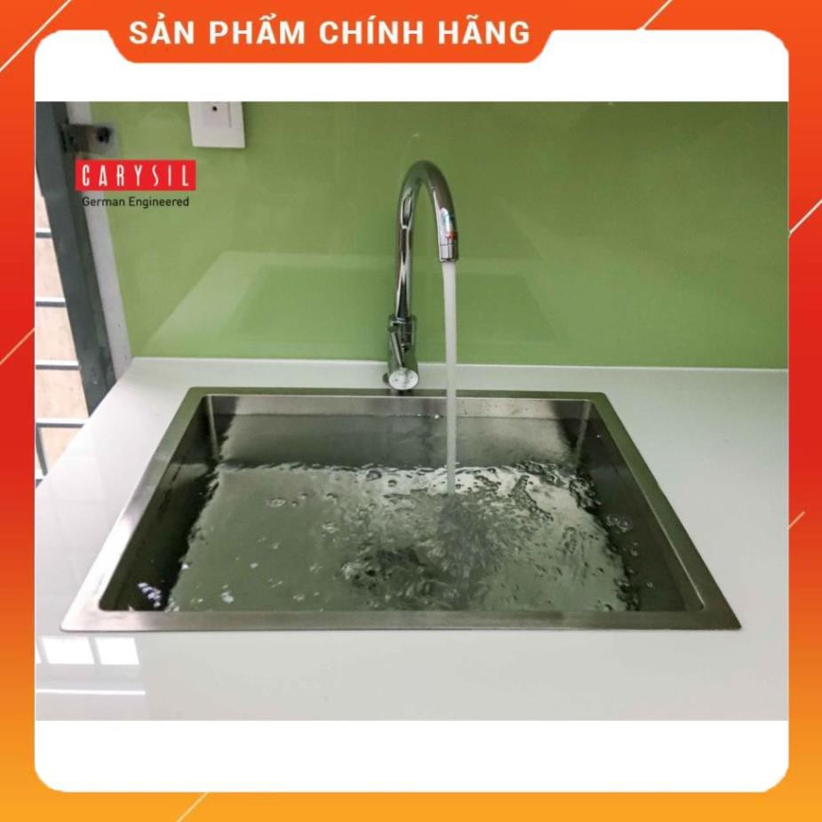 (FreeShip) Chậu Rửa Bát CARYSIL Inox304 - Nhập Khẩu 100% Ấn Độ - MQ3 - 610x440mm