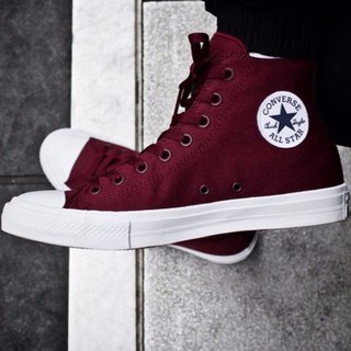 Giày Ck 2 Đỏ Đô Nữ Cổ Cao