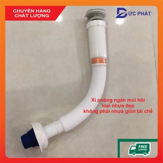 Xi phông ngăn mùi hàng loại đẹp, xi phông chậu rửa mặt nhựa chun thuận tiện lắp đặt