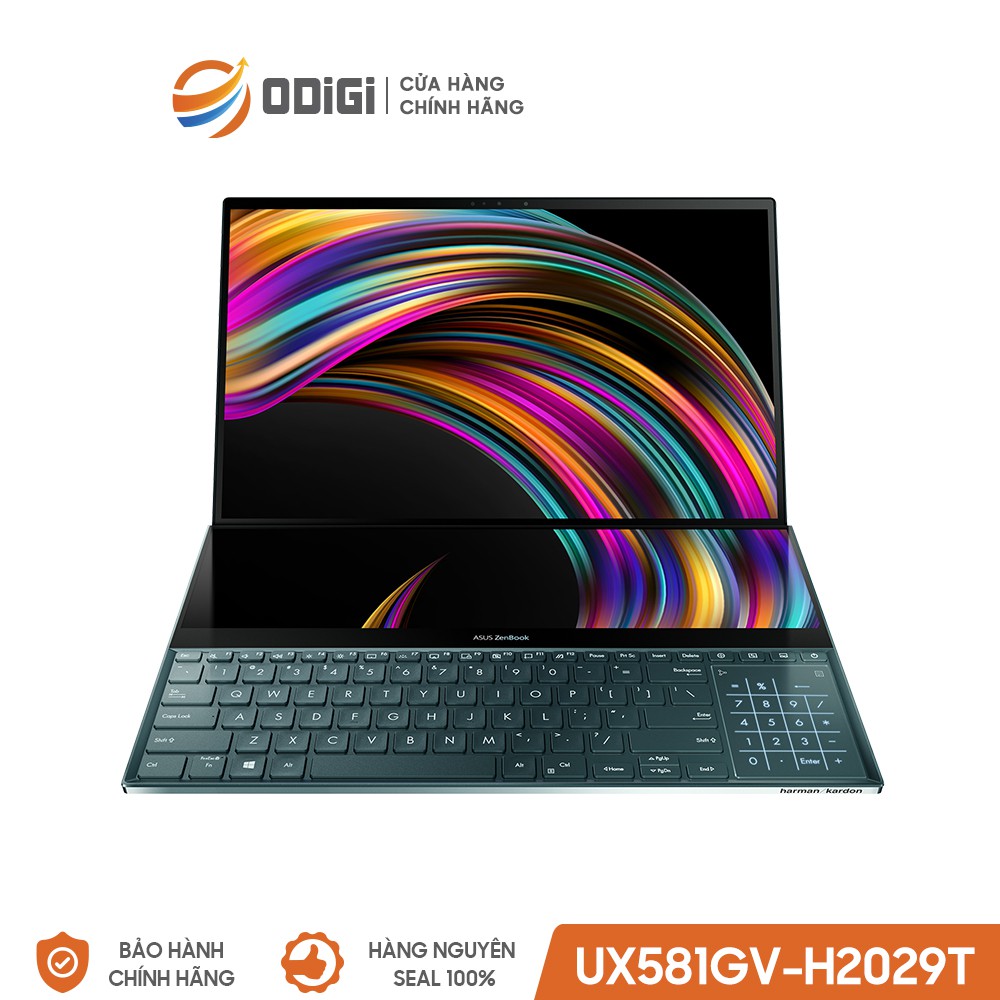 Laptop ASUS ZenBook Pro Duo UX581GV-H2029T (i7-9750H) 15.6 inch- BẠC "Hàng Chính Hãng"
