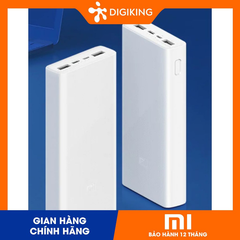 Pin dự phòng Xiaomi 20.000mAh Gen 3 Xiaomi Powerbank 3 20000Mah USB-C Two-Way Fast Charge