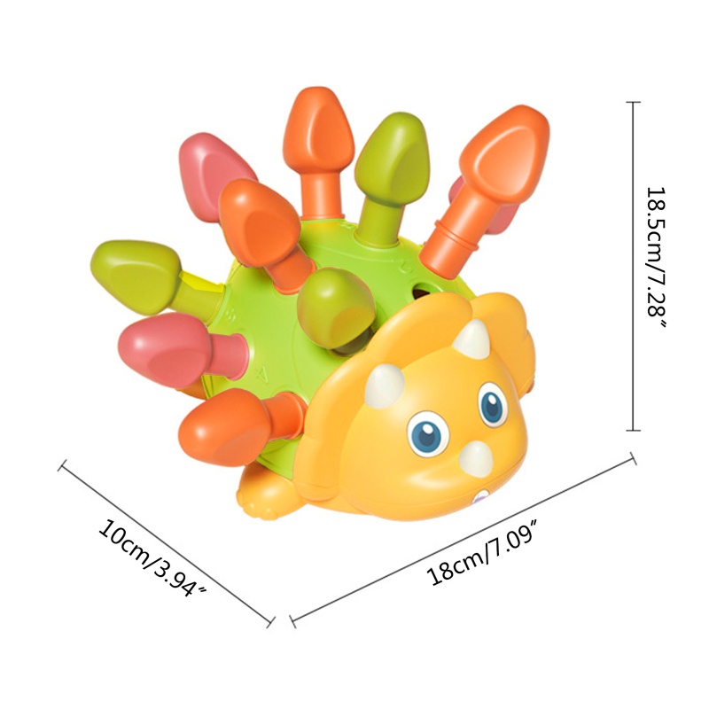 Bộ Đồ Chơi Ghép Hình Nhím 7.09x3.94x7.28 &quot;Kích Thích Trí Thông Minh Cho Bé 6-8 Tuổi