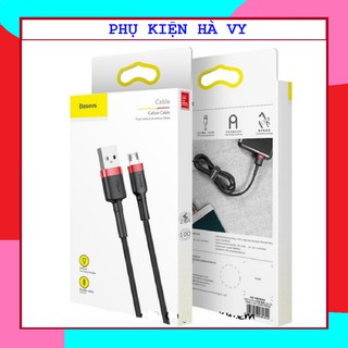 Cáp sạc Baseus bọc dù Cafule Lightning2.4A, CHỐNG GẬP ĐỨT