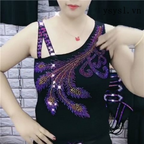 Áo Hai Dây Dáng Ôm Đính Kim Cương Giả Phong Cách Châu Âu Hàng Mới 2022