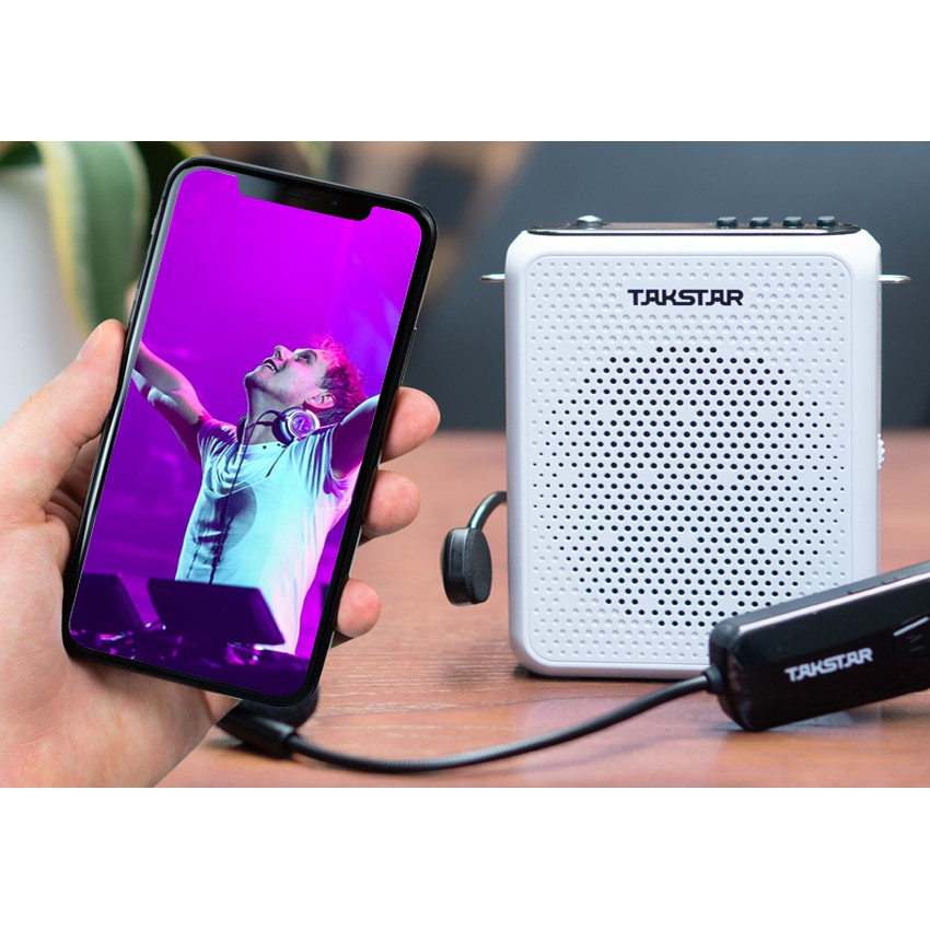 Máy trợ giảng TAKSTAR E300W - kết nối không dây UHF / FM / Bluetooth