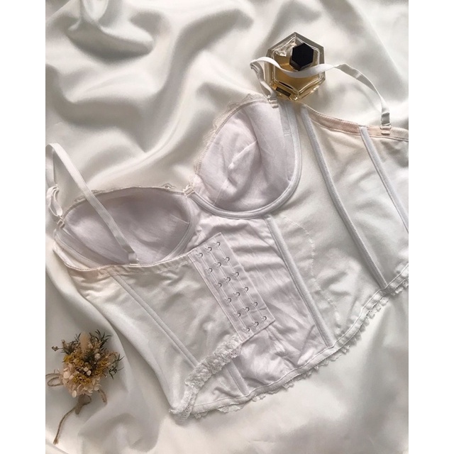 Áo corset trắng to 2hand