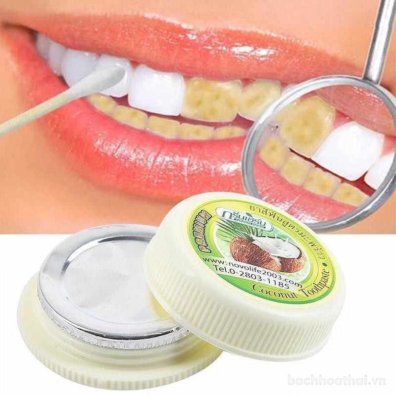 Set hai hũ kem đánh răņg thơm miệng trắŉg răņg Herbal Clove Toothpaste + Coconut Toothpaste