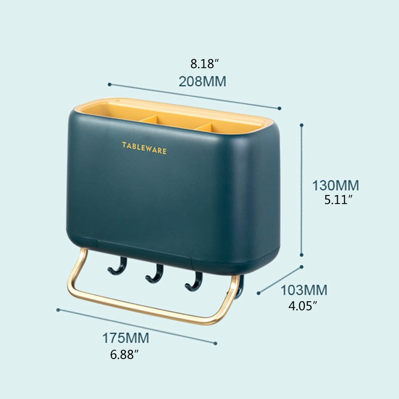 Giá Treo Khăn Gắn Tường Kèm Móc Phơi Khô Đồ Dùng Tiện Dụng