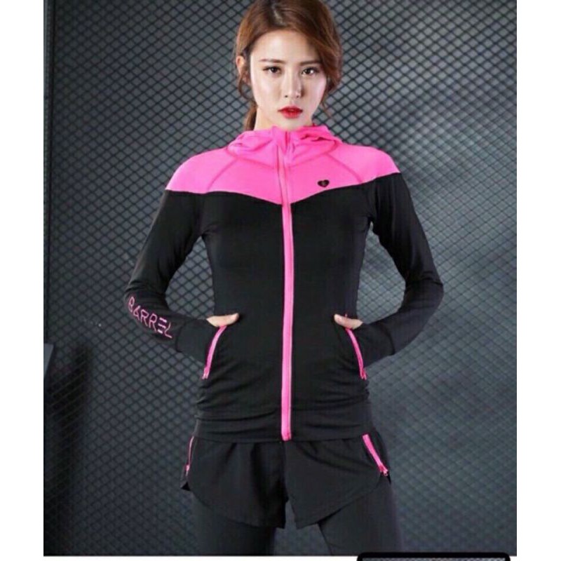 Áo Khoác Thể Thao Nữ Phối Màu Ôm Body. Size S M L XL. Có 2 Túi Ngoài Dây Kéo. Có size Đại | BigBuy360 - bigbuy360.vn