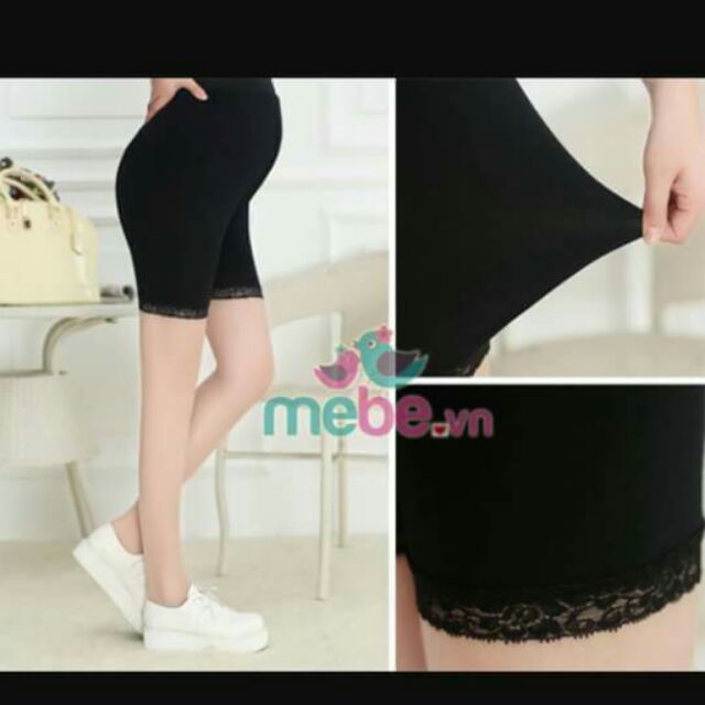 Quần đùi mặc trong váy dành cho bà bầu
