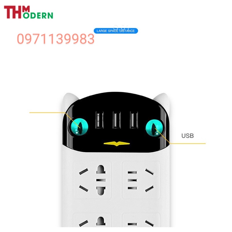 Ổ CẮM Điện Thông Minh Đa Tính năng ,Chống Giật Ổ Điện Có 2-3  Cổng cắm usb