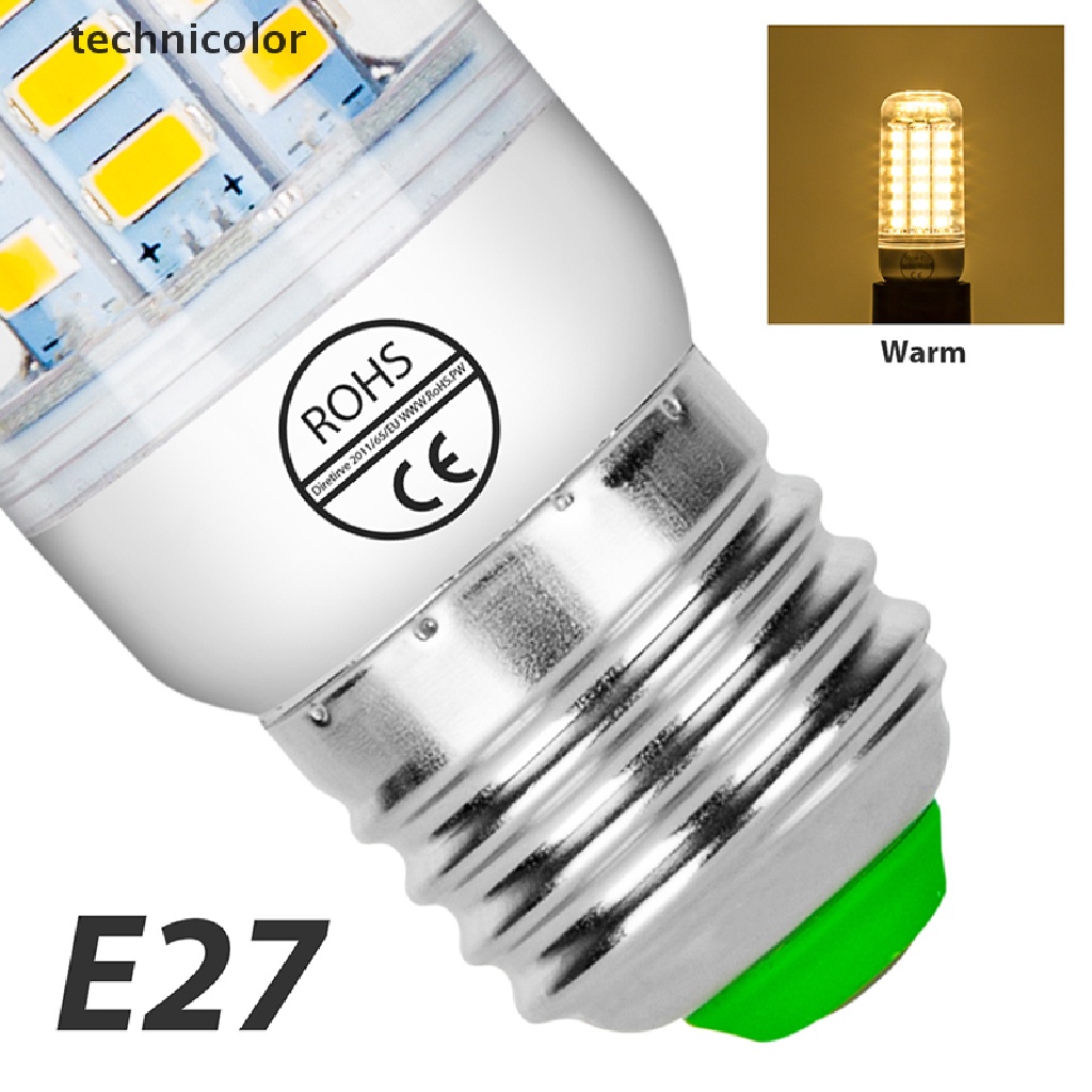 Bóng Đèn LED Bắp Ngô E27 E14 7W 9W 12W 15W 20W 25W 5730 SMD Ánh Sáng Trắng Ấm