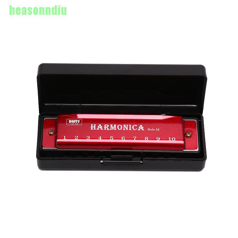Kèn Harmonica Khoá Đô 10 Lỗ Phù Hợp Cho Người Mới Bắt Đầu Chơi