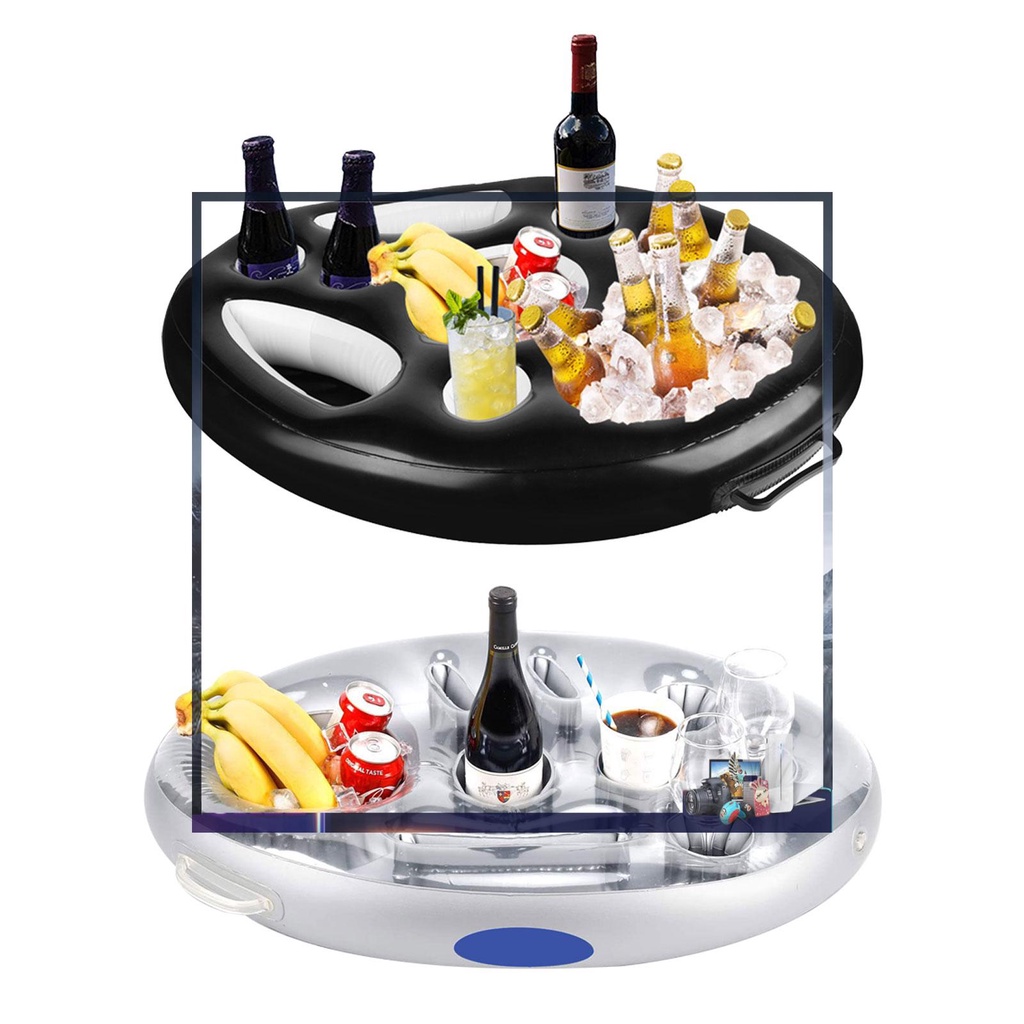 Khay Đựng Đồ Uống Nổi Trên Mặt Nước Cho Bữa Tiệc Hồ Bơi