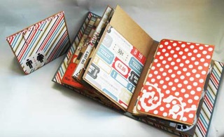 Sổ hoạ tiết làm scrapbook, lovebox