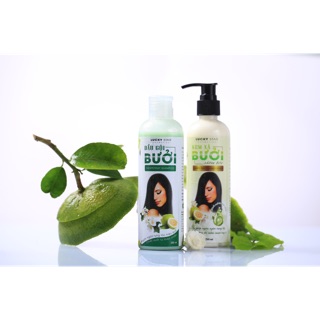 Bộ dầu gội và dầu xả bưởi Lucky Star