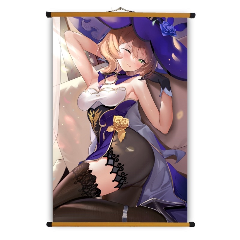 Poster Vải Lisa Genshin Impact