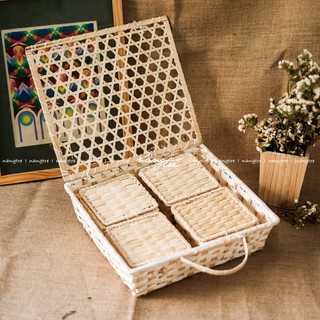Hộp đựng quà mây tre đan cao cấp