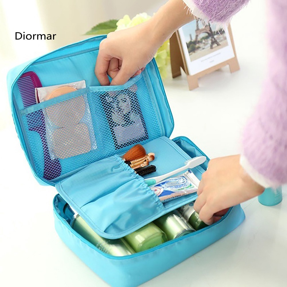 Túi đựng đồ trang điểm sắp xếp gọn gàng đa năng tiện dụng cho du lịch