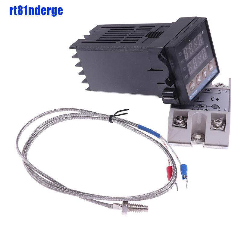 Cặp nhiệt điện điều khiển 100-240VAC PID REX-C100 SSR-40A