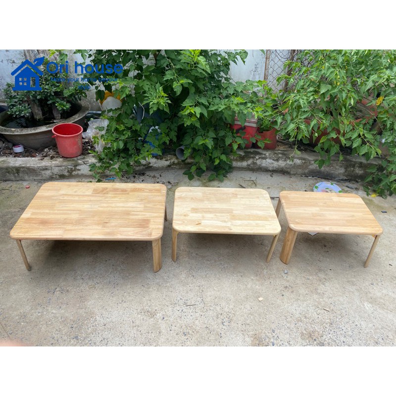 Bàn học sinh xếp gọn gỗ tự nhiên đa năng tiện dụng nhiều kích thước - Nội Thất Ori