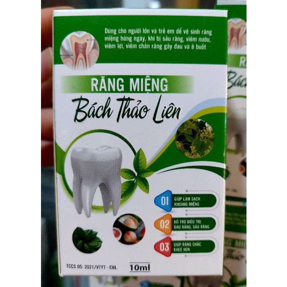 Răng Miệng Bách Thảo Liên Lọ 10ml_ Công Ty CP Dược Tuệ Minh Pharma