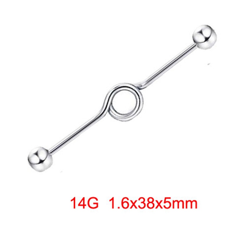 Set 9 Khuyên Tai 38mm Bằng Thép Không Gỉ Cá Tính Dành Cho Cả Nam Và Nữ