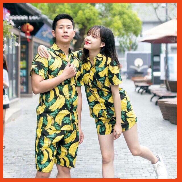 [GIÁ SỈ]  BỘ SƠ MI ĐI BIỂN - ( Quà Tặng)