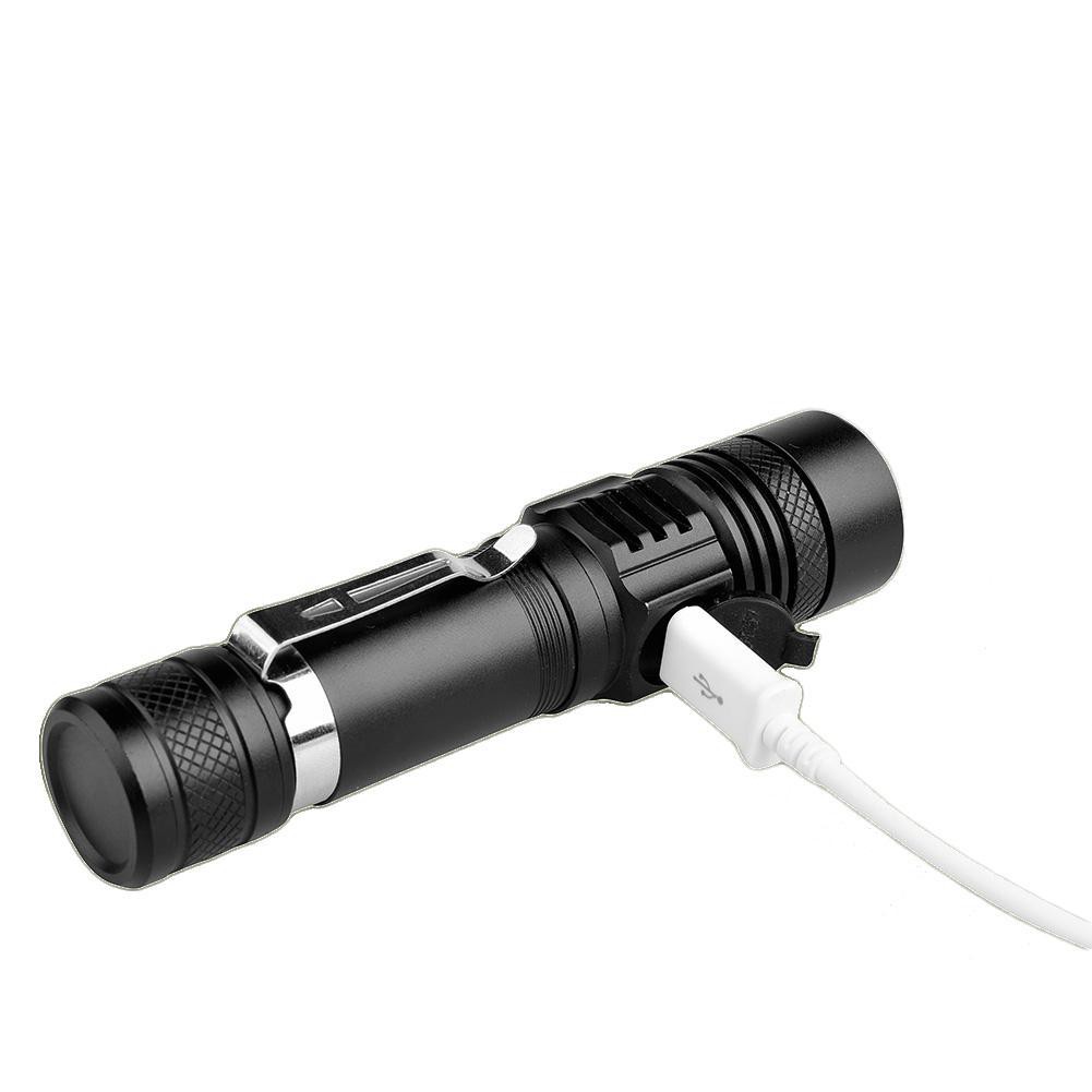Đèn Pin Mini 3 Chế Độ Sáng Sạc Usb Tiện Dụng